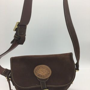 Suede leather bag